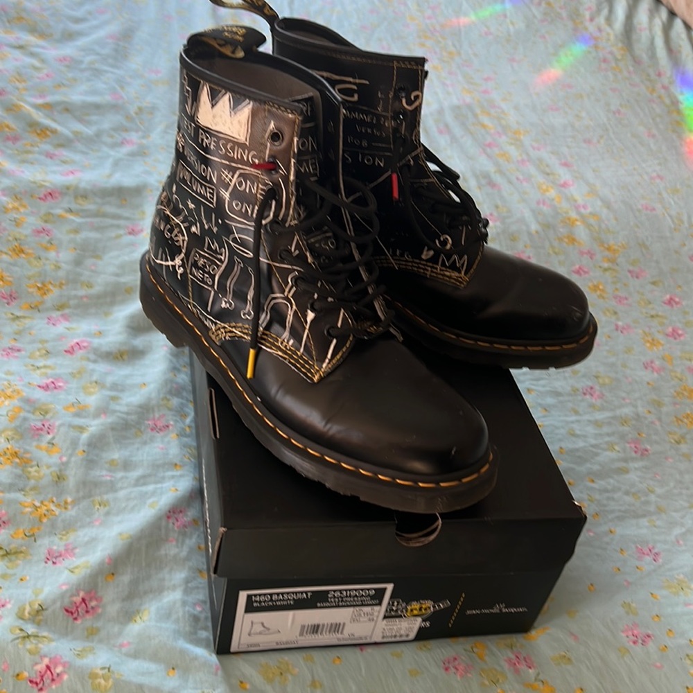 Doc Martens Basquiat collaboration.  Men’s size 12 boot